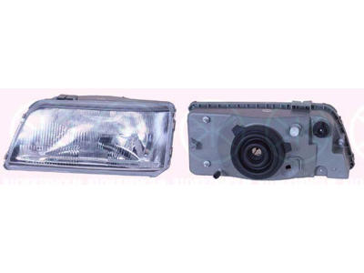 Headlight, H4, without motor for headlamp levelling, Left, Illuminance [lx]: 27.5