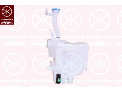 Spolvätskebehållare, fönster, med lock, med pump