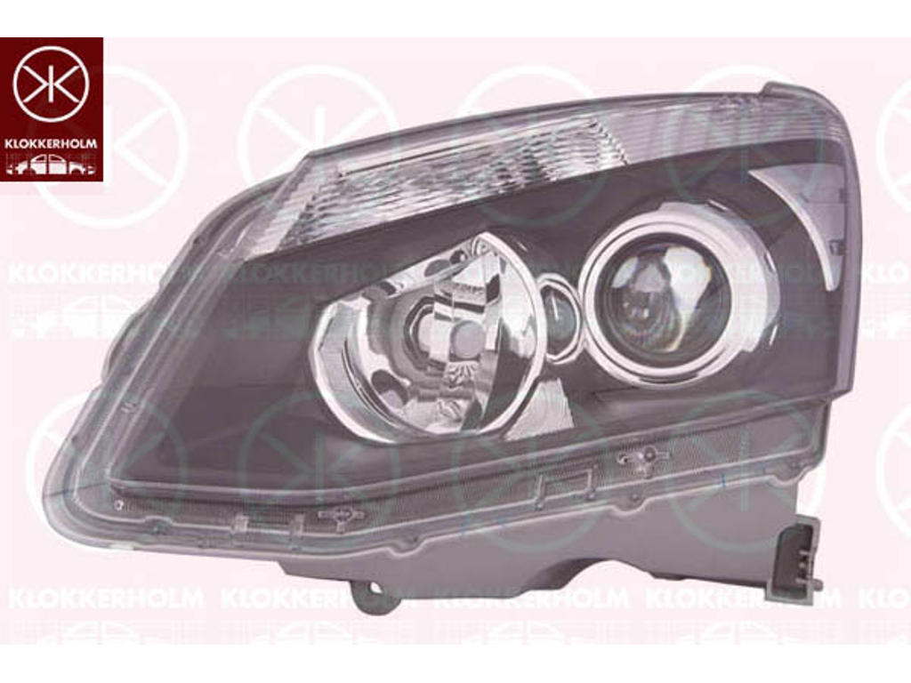 Headlight, Left, Model Year to: 2017, H11/HB3, without motor for headlamp levelling