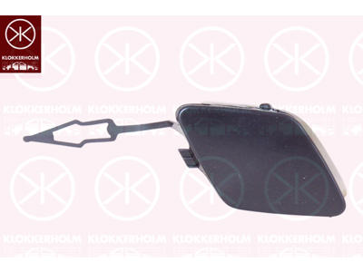 Flap, tow hook, Front, black