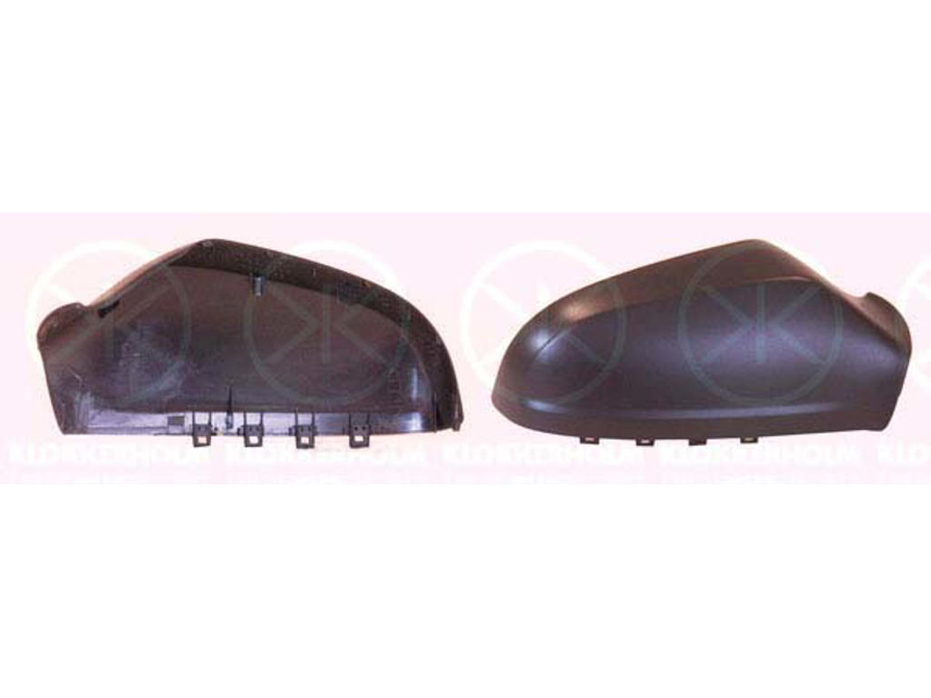 Housing, exterior mirror, black, Right