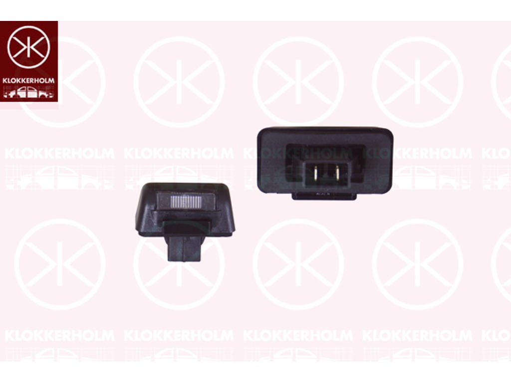 Licence Plate Light, with bulb holder, Registration Type: ECE approved