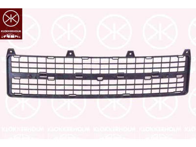 Ventilation Grille, bumper, Front, Lower Section, black