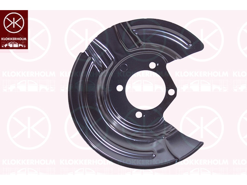 Bromssköld, Bakaxel höger, för bromsskivediameter [mm]: 260, förzinkad