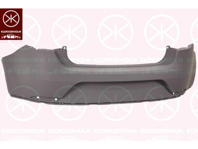 Bumper, w/primer, 3-drs, Rear, not for trim level: CUPRA