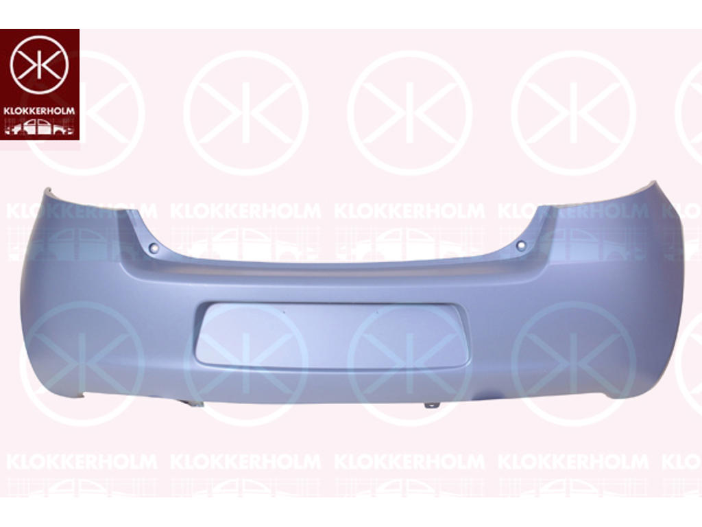 Bumper, w/primer, Rear