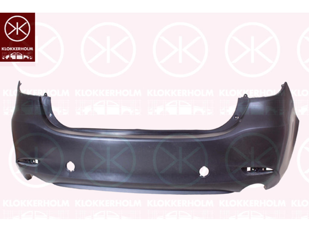 Bumper, w/primer, Rear