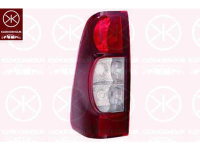 Tail Light Assembly, Left, smoke grey, without bulb holder