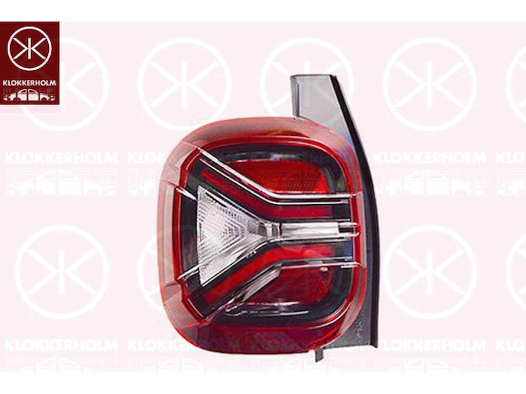 Kombinationsbackljus, Vänster, LED, P21W, PY21W, utan lamphållare