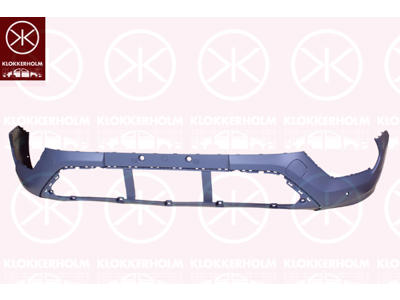 Bumper, w/primer, Front, with hole(s) for park distance control, Number of bores: 2