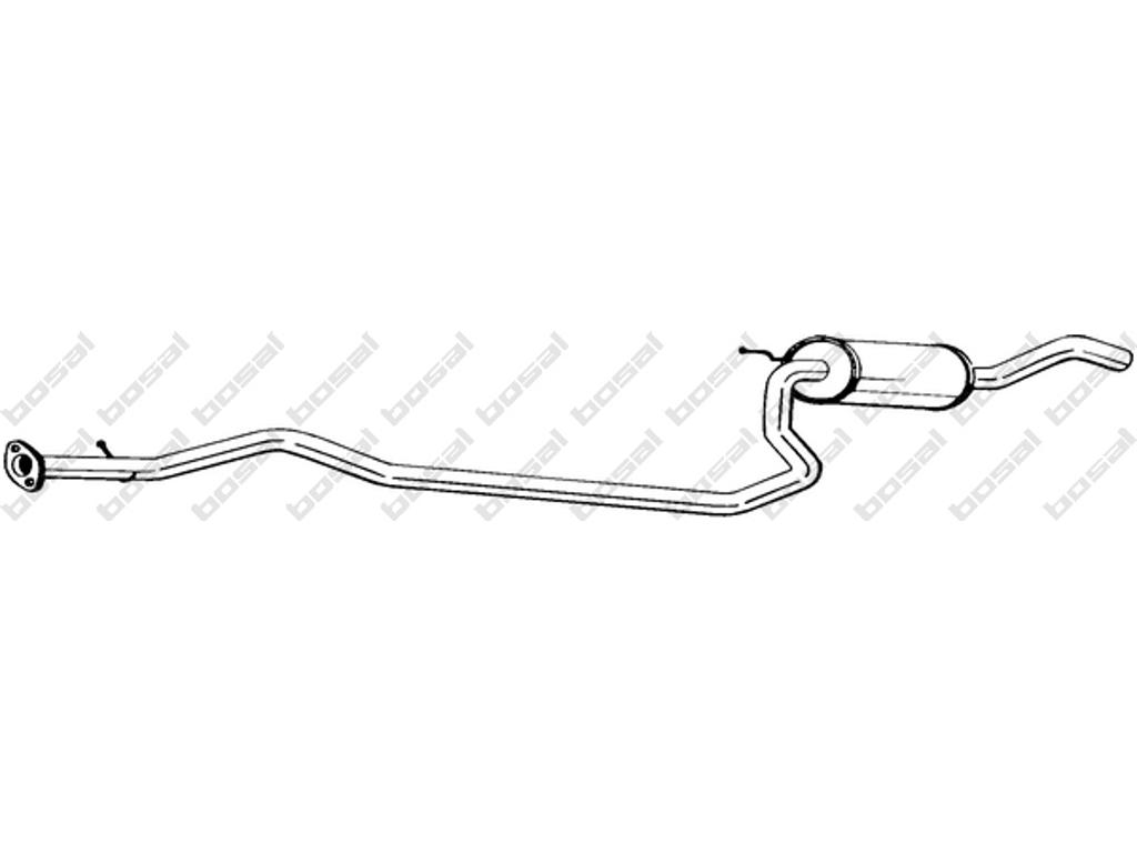 Silencieux central, dautres articles nécessaires: cf. liste daccessoires:  