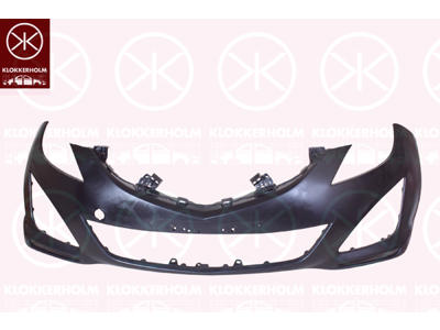Bumper, w/primer, Front, with hole(s) for washer nozzle