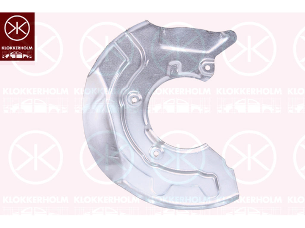 Splash Guard, brake disc, Front Axle Right, for brake disc diameter [mm]: 256, for brake disc diameter [mm]: 276, Brake System: ATE, Mando, Zinc-coated