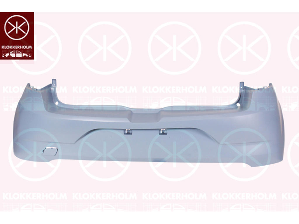 Bumper, w/primer, Rear