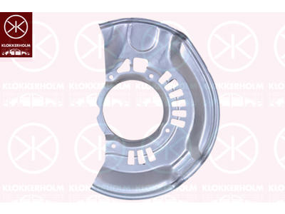 Dekplaat, remschijf, Vooras rechts, voor remschijfdiameter [mm]: 274, Gegalvaniseerd