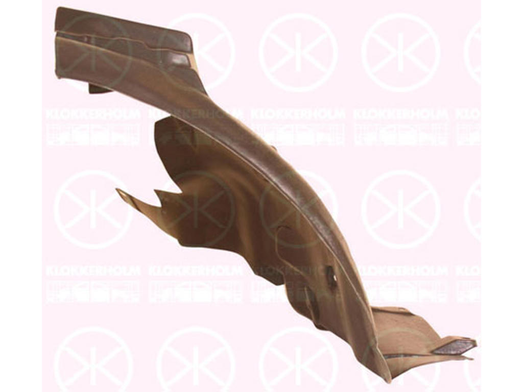 Liner, wheelhouse, Plastic, Left Front, Rear Section