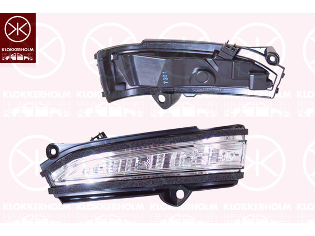 Blinker, Backspegel, Höger, LED