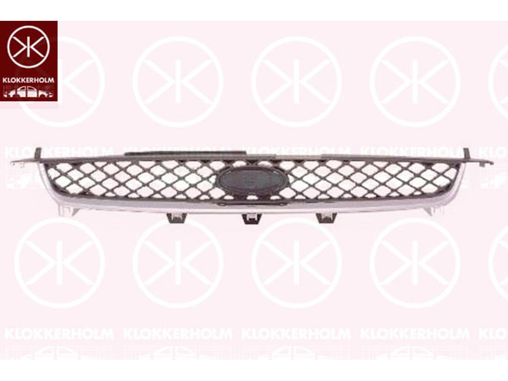 Radiator Grille, with trim strip, chrome