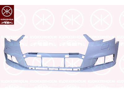 Bumper, Front, with hole(s) for washer nozzle, Number of bores: 4, with hole(s) for park distance control, w/primer