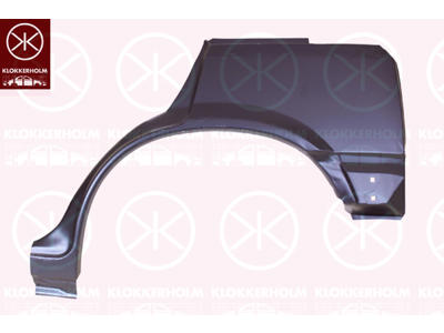 Quarter Panel, 5-drs, Wheel Arch Border, Left Rear, Lower Section