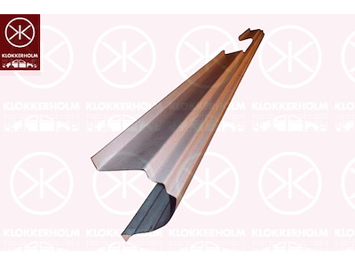 Rocker Panel, 5-drs, Left, Repair Panel, Version: Skin sill, Length [cm]: 178, Thickness [mm]: 0.8, Zinc-coated
