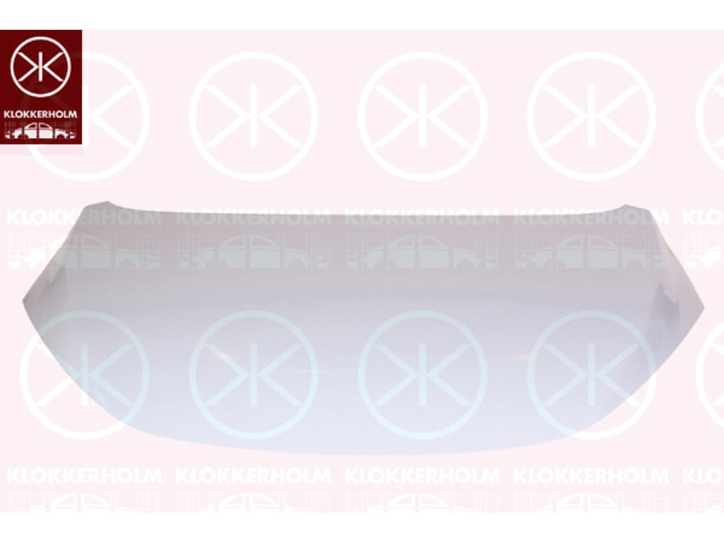 motorházfedél, ónozott