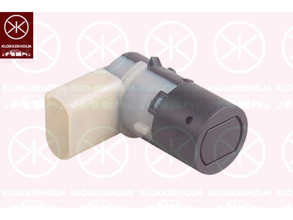 Sensor, parkeringshjälp, fram och bak, lackerbar, Antal stickkontakter: 3, ultraljudsensor