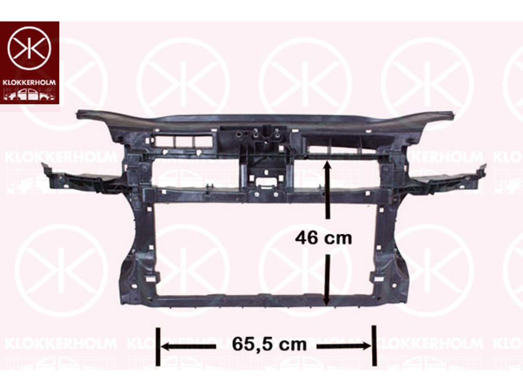 Radiator Support, Full Body Section, 650x414