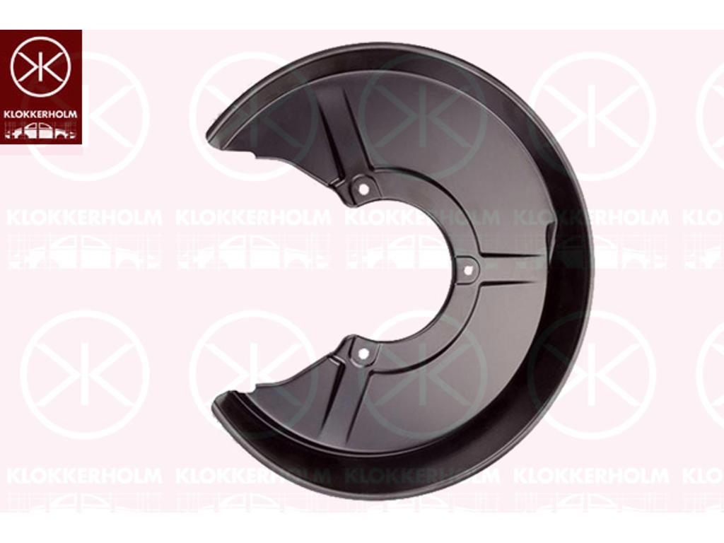 Bromssköld, Bakaxel höger, 4WD, för bromsskivediameter [mm]: 245