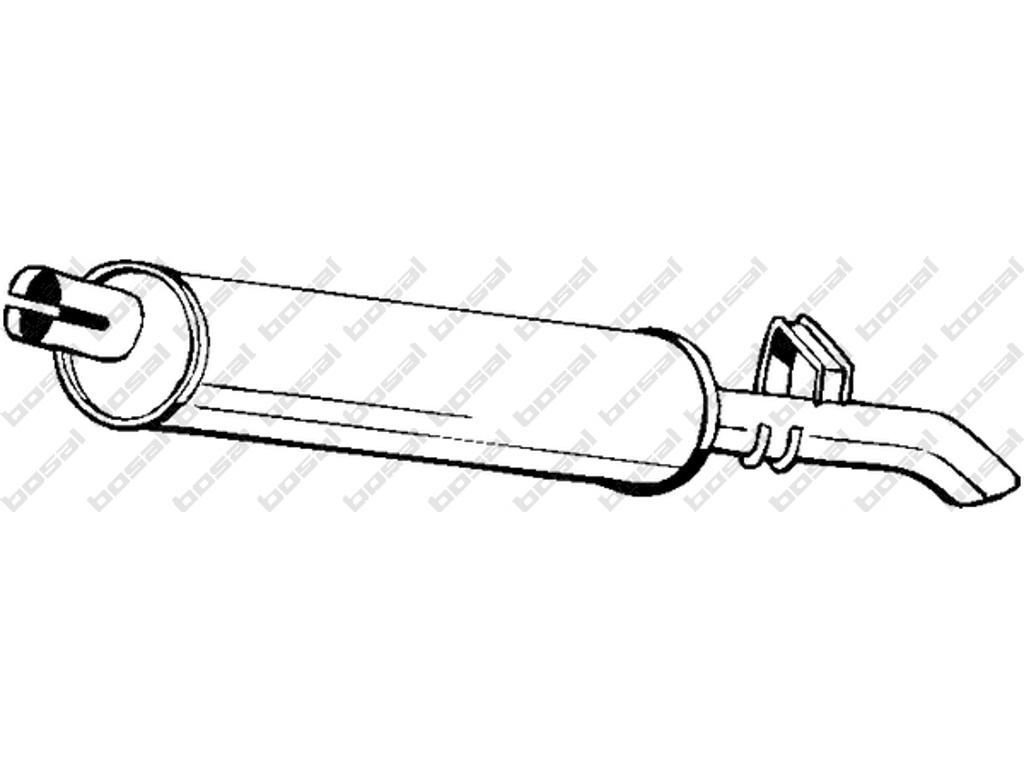 Rear Muffler