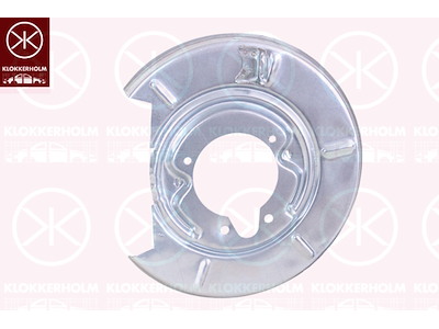 Splash Guard, brake disc, Rear Axle Left