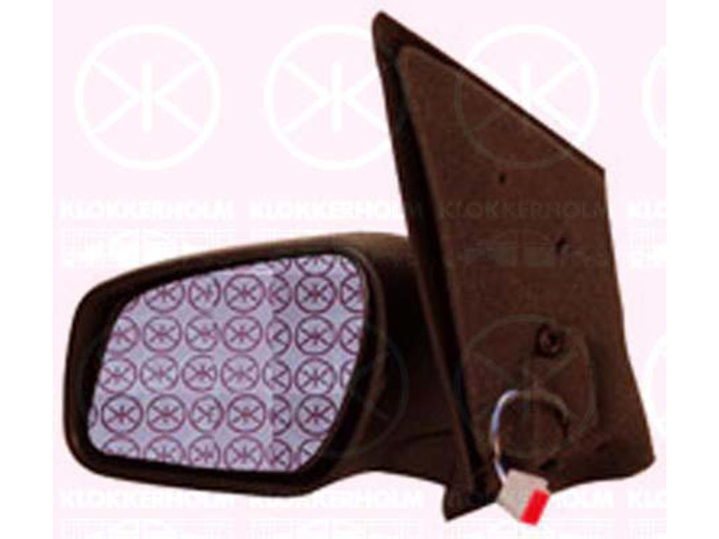 Exterior Mirror, w/primer, for electric mirror adjustment, Convex, Heatable, Right