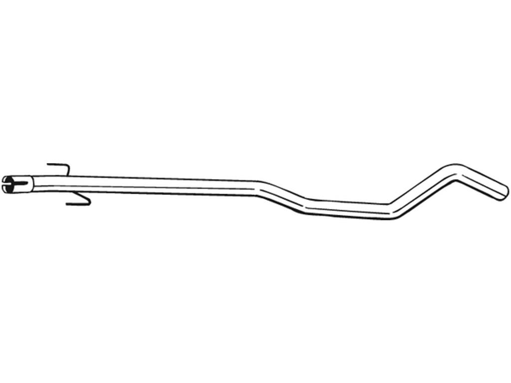 Exhaust Pipe, See accessories list for additionally required parts:  