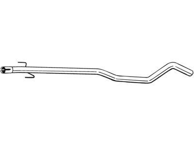 Exhaust Pipe, See accessories list for additionally required parts:  