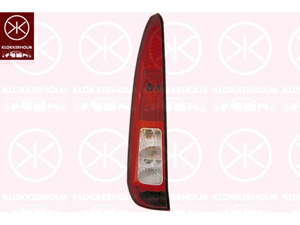 Tail Light Assembly, Right, without bulb holder, Visteon