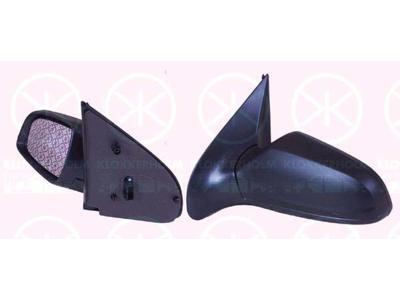 Exterior Mirror, for electric mirror adjustment, Aspherical, Heatable, Left, Connector Shape: angular, Number of pins: 5