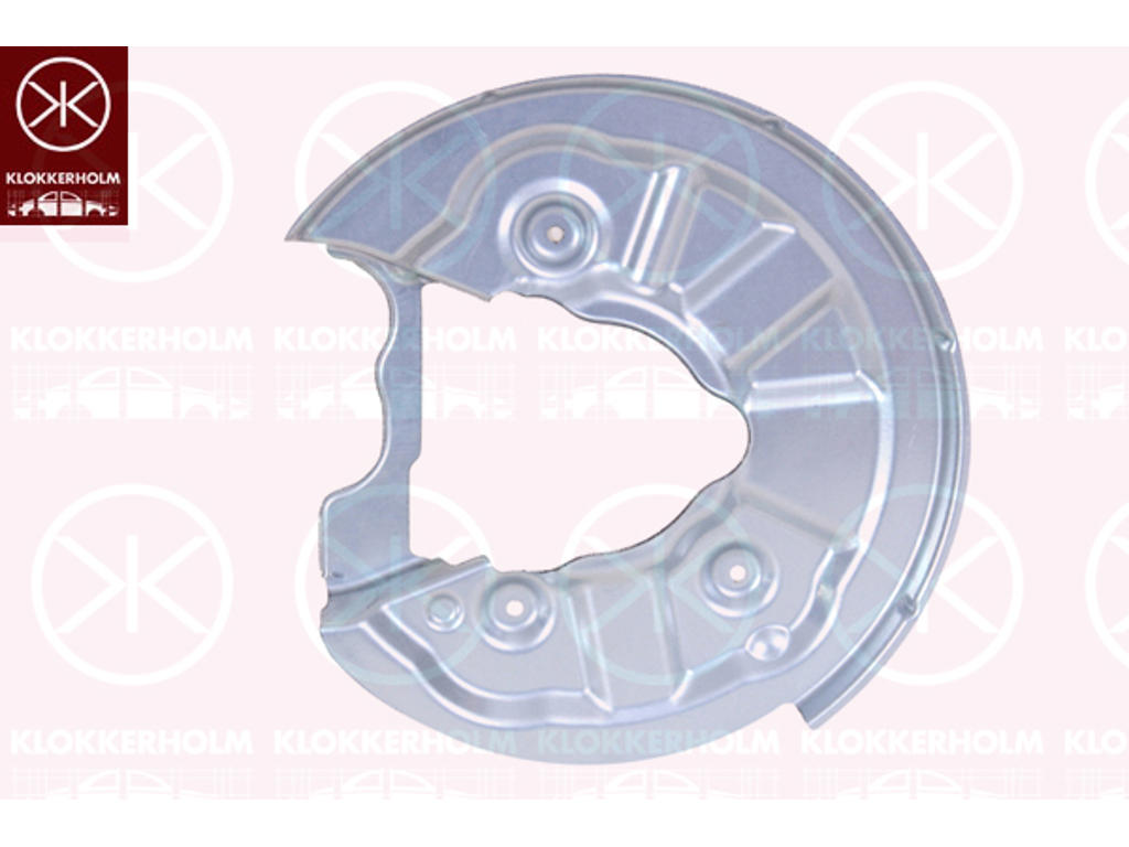 Bromssköld, Bakaxel vänster, 4WD, för bromsskivediameter [mm]: 310