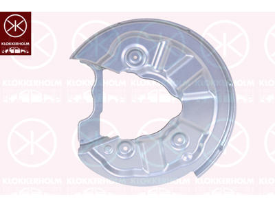 Bromssköld, Bakaxel vänster, 4WD, för bromsskivediameter [mm]: 310