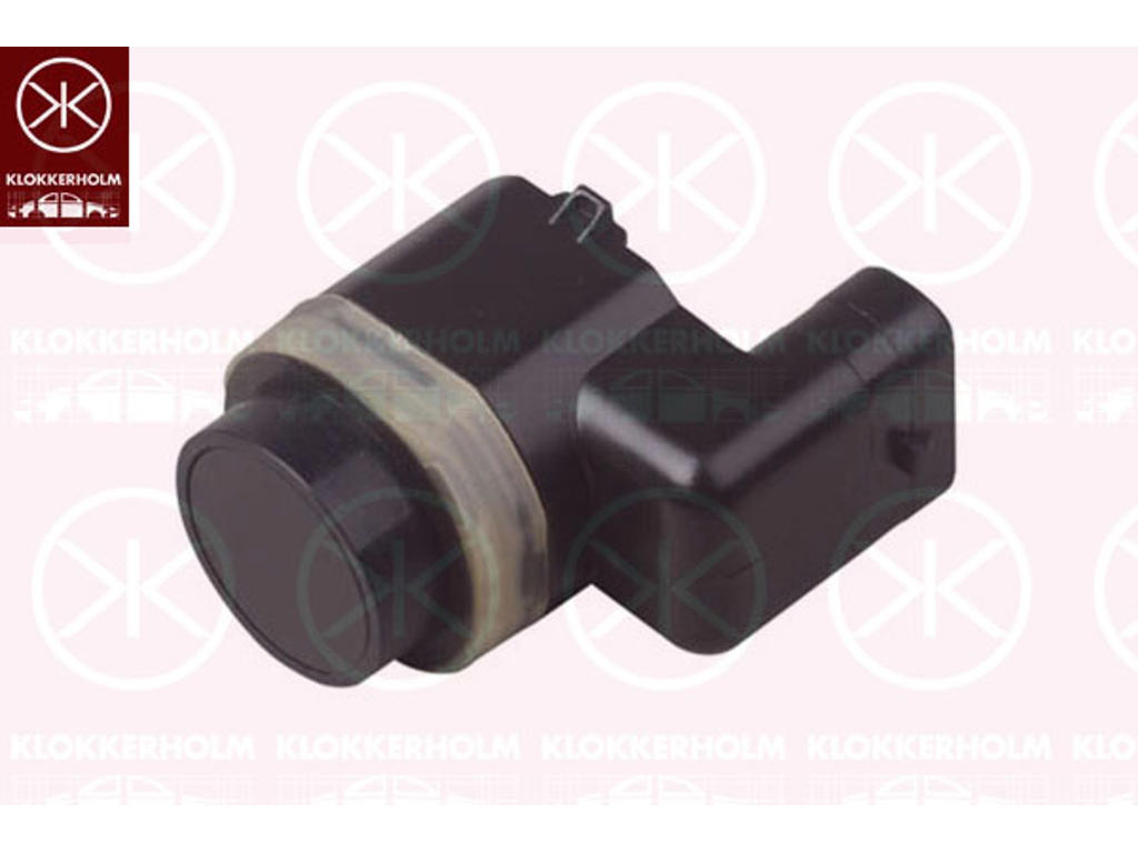 Sensor, parkeringshjälp, Fram, svart, ultraljudsensor