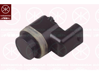 Sensor, parkeringshjälp, Fram, svart, ultraljudsensor