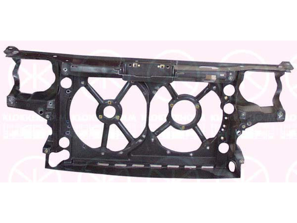 Radiator Support, GTI, for vehicles with air conditioning, Plastic, Slam Panel