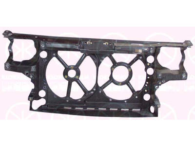 Radiator Support, GTI, for vehicles with air conditioning, Plastic, Slam Panel