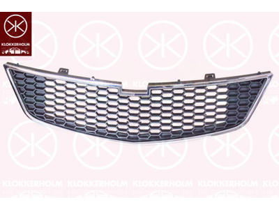 Radiator Grille, chrome/black, Lower Section