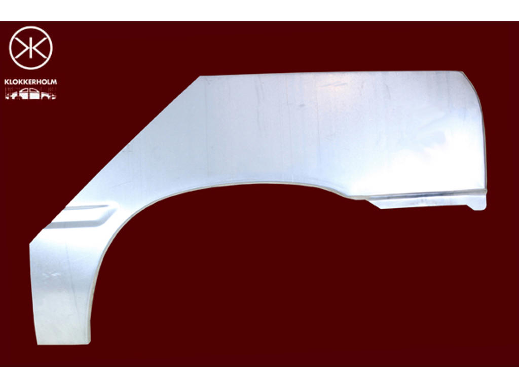 Quarter Panel, 2-dr, Wheel Arch Border, Repair Panel, Left Rear, without holes for extensions, Outer section