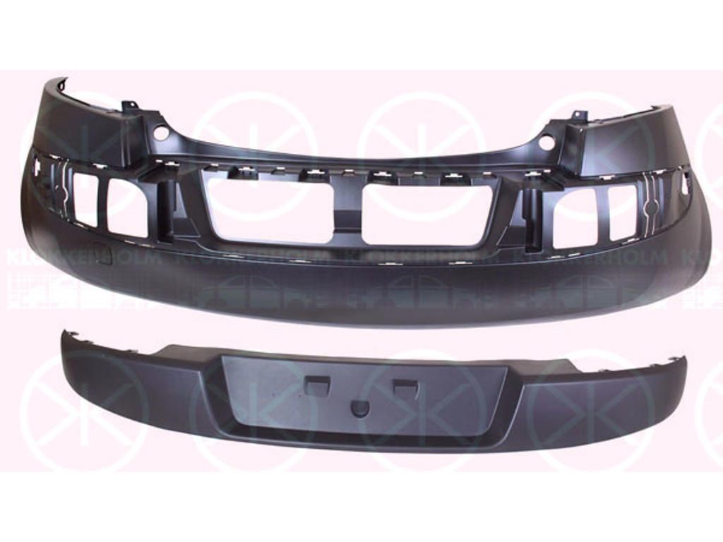 Bumper, w/primer, Rear