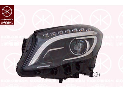Headlight, Left, Bi-Xenon, D3S (Gas Discharge Lamp), with daytime running light (LED), without control unit for Xenon, AL