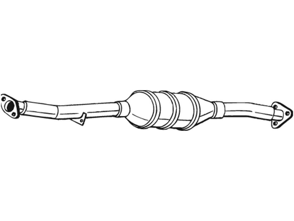 Catalytic Converter, with mounting parts, Emission Standard: Euro 1, Emission Standard: Euro 2
