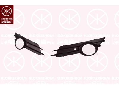 Ventilation Grille, bumper, Left Front, with hole(s) for fog lights, not for vehicle equipment line/variant: OPC