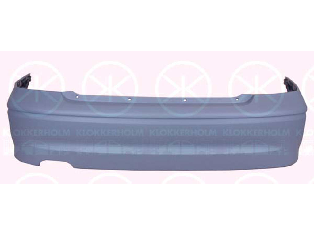 Bumper, w/primer, 4/5-drs, Rear