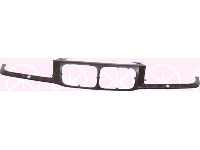Frame, radiator grille, Metal, with hole(s) for washer nozzle